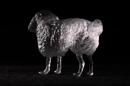 【3D Scan Art Series】トイプードル - Transparent Model (4cm) - PINSTUDIO Pet & Photo