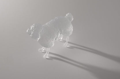 【3D Scan Art Series】トイプードル - Transparent Model (4cm) - PINSTUDIO Pet & Photo